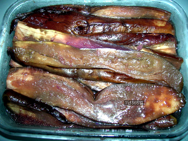 새콤한 가지짱아찌