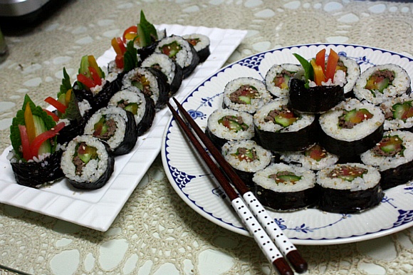 꽁다리김밥 이미지