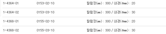 CHROMATOGRAPHY COLUMN GLASS,크로마토그래피칼럼(필터·유리콕첨부)