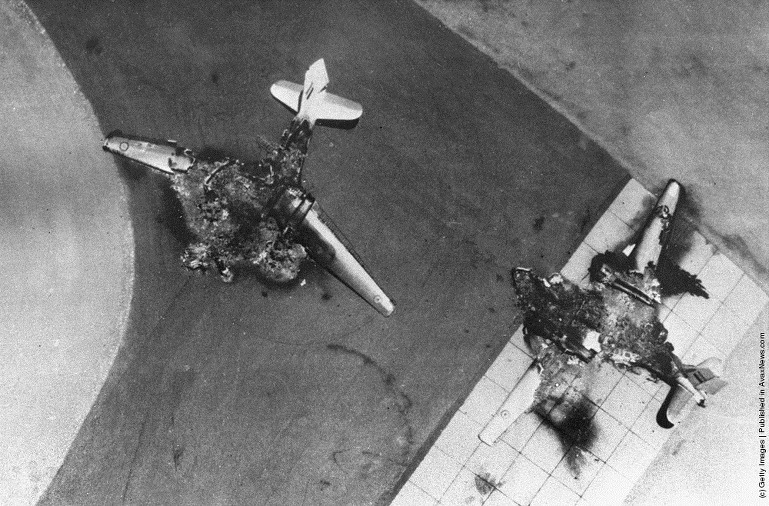 6일 전쟁 당시 이스라엘 공군의 보뚜르2N 전폭기- Six days War during Israeli Air Force Vautour2N Fighter-bomber