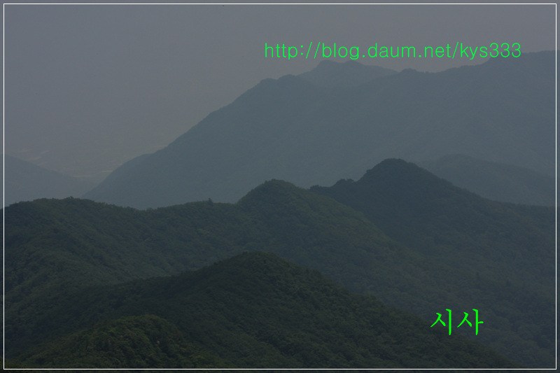 지리산 노고단과 시원스런 폭포...2014년 7월.