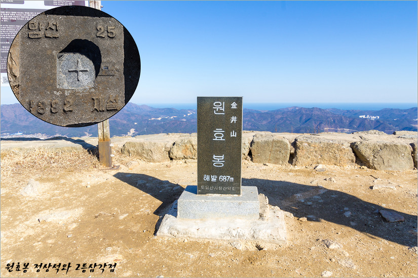 부산 금정산 조망도