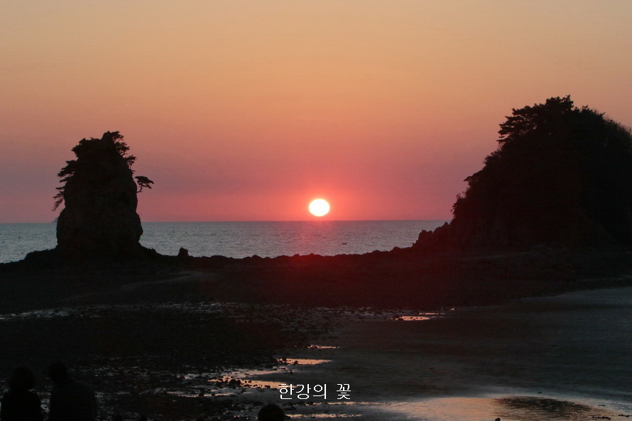꽃지 일몰