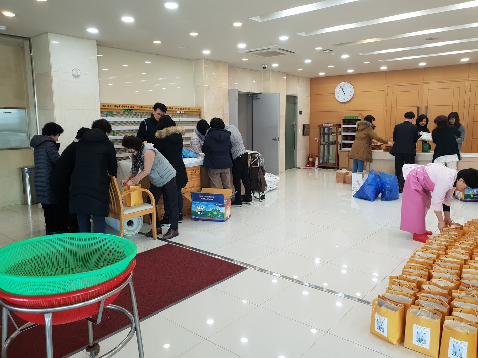 설명절, 떡국떡 전도, 전주동부교회