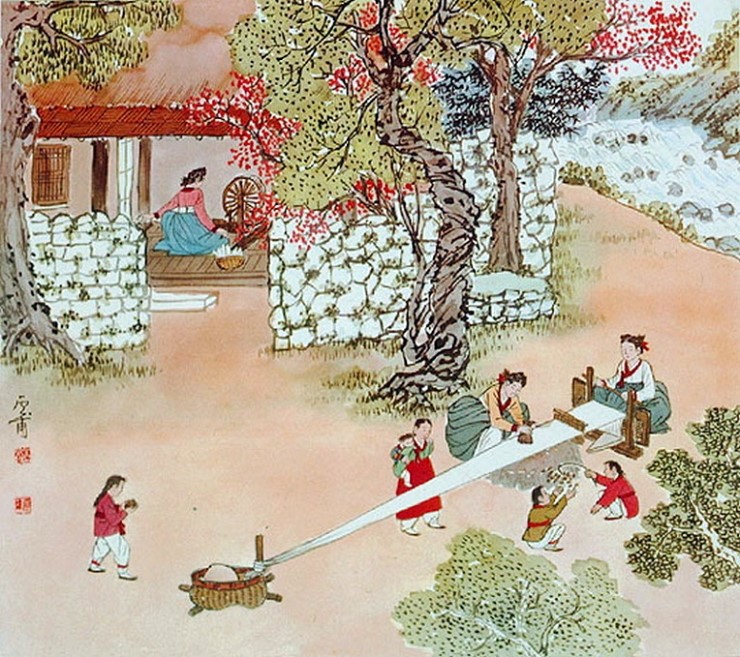 정겨운 민속화