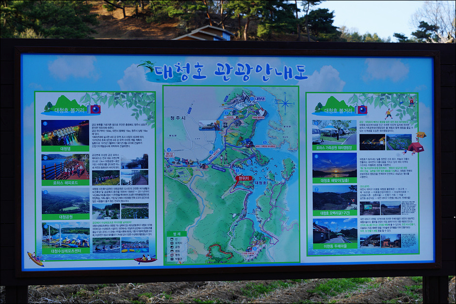대전 벚꽃명소 중 드라이브 코스 대청호
