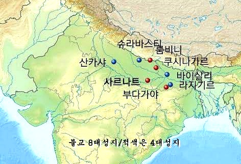 부처님나라 천축국. 불교 8대성지 쉬라바스타의 기원정사.  