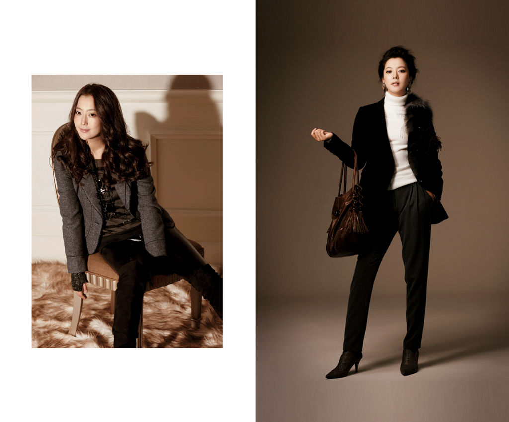 "Ajumma" Kim Hee Sun sang trong voi BST VOLL Winter 09